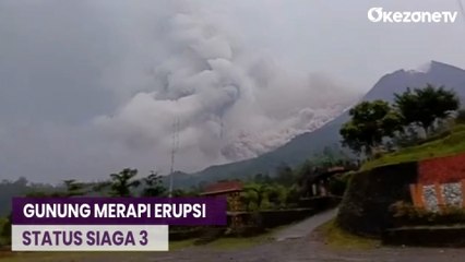 Status Siaga 3, Gunung Merapi di Yogyakarta 4 Kali Erupsi dalam Sehari