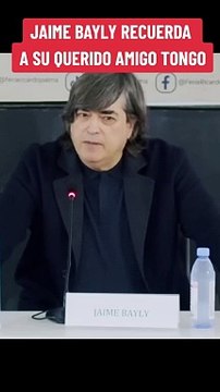 Jaime Bayly recuerda a Tongo con emotivas palabras