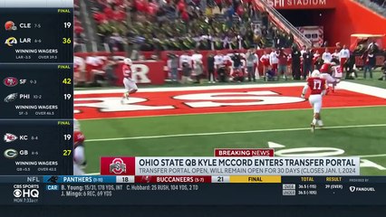 Ohio State QB Kyle McCord enters transfer portal