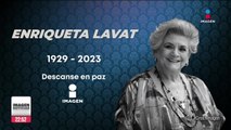 Fallece la emblemática actriz mexicana, Enriqueta Lavat, a los 95 años
