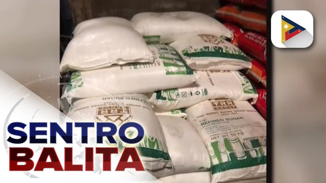 1,900 na sako ng mga imported na bigas, nadiskubre ng DA sa isang warehouse sa QC; Refined white sugar, pangasius fillet at Indian buffalo meat, nakumpiska rin