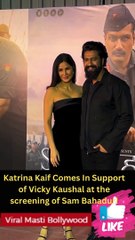 Katrina Kaif Arrived for Vicky Kaushal's Sam Bahadur Screening Viral Masti Bollywood