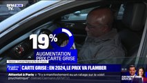 Le prix de la carte grise va augmenter en 2024 dans plusieurs régions