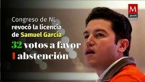 Congreso acepta renuncia de Orozco y revoca licencia a Samuel García