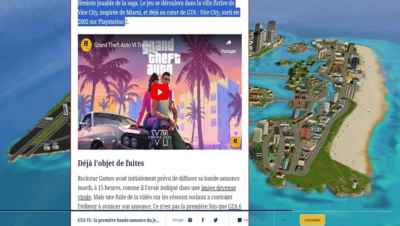 GTA 6 : Pourquoi la bande annonce a été dévoilée en avance !