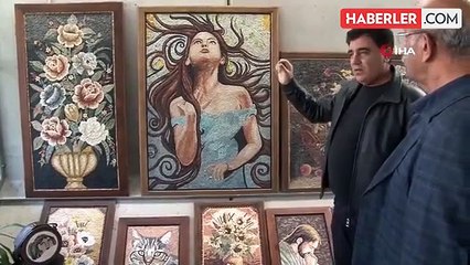 Suriyeli Mozaik Ustası Türkiye'de İşlerini Geliştiriyor