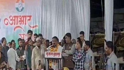 बुरहानपुर: हार के बाद भावुक हुए कांग्रेस प्रत्याशी सुरेंद्र सिंह,जनता का माना आभार