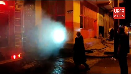 Şanlıurfa'da fırıncı dükkanında yangın