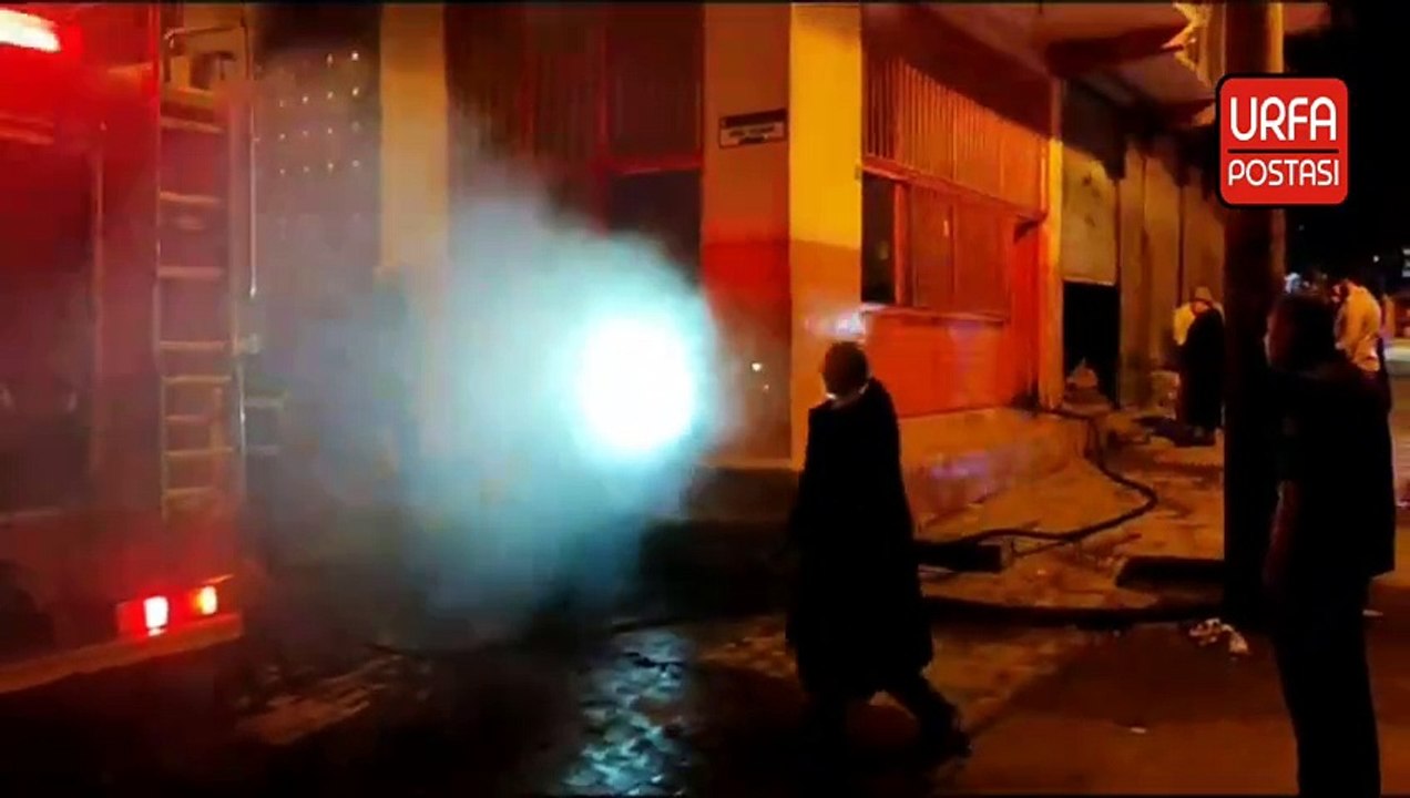 Şanlıurfa'da fırıncı dükkanında yangın