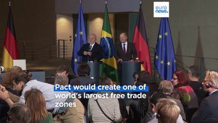 Leaders of Germany and Brazil urge finalisation of EU-Mercosur trade pact