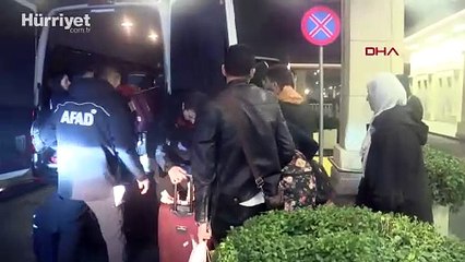 Gazze'den tahliye edilen 130 kişi İstanbul'a geldi