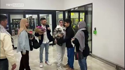 Gazze'den tahliye edilen Türk vatandaşları İstanbul'a geldi