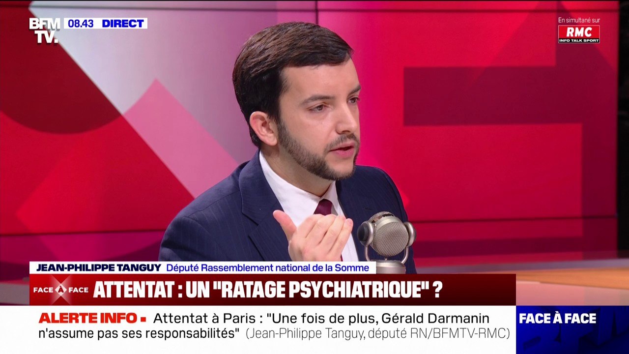 Jean-Philippe Tanguy (RN) dénonce "des espèces de fuites plus ou moins organisées" dans l'enquête sur la mort de Thomas à Crépol