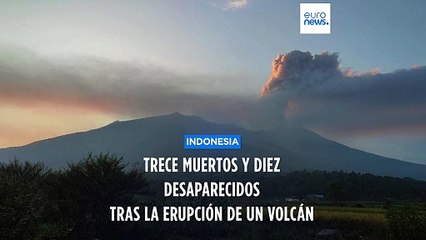 Indonesia | Trece muertos y diez desaparecidos tras la erupción del Monte de Fuego