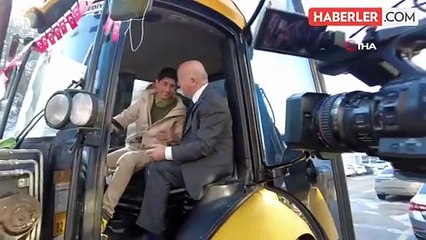 Doğuştan engelli Furkan'ın hayali gerçek oldu