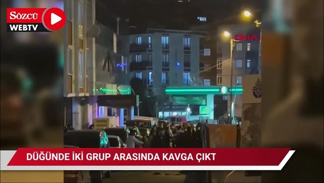 Sultangazi'de düğünde iki grup arasında kavga çıktı