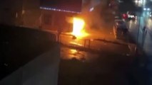 Bursa’da mobilya mağazası alev alev yandı