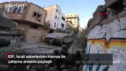 IDF, İsrail askerlerinin Hamas ile çatışma anlarını paylaştı