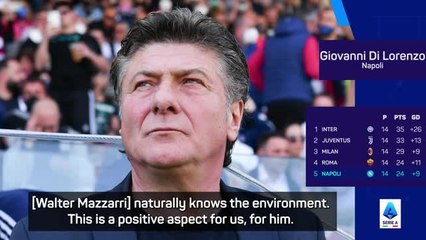 Mazzarri trying to bring unity to Napoli - Di Lorenzo