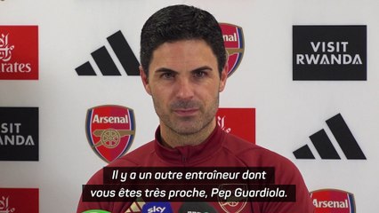 Quand Arteta répond avec humour à une question sur Guardiola