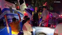 فيديو: مقتل 14 شخصا على الأقل بحادث اصطدام حافلة بشجرة في تايلاند