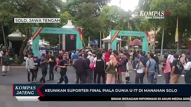 Keunikan Suporter Final Piala Dunia U-17 di Manahan Solo