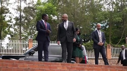 James Cleverly visits Rwandan genocide memorial museum