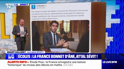 Les mesures que pourrait annoncer Gabriel Attal pour relever le niveau des élèves font réagir