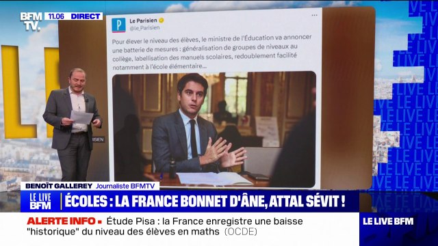 Les mesures que pourrait annoncer Gabriel Attal pour relever le niveau des élèves font réagir