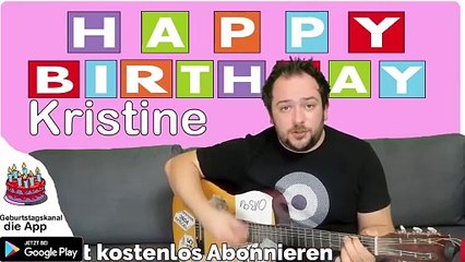 Happy Birthday, Kristine! Geburtstagsgrüße an Kristine