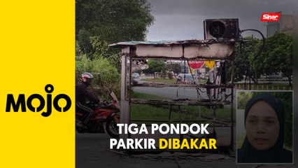 Tiga pondok bayaran parkir dipecah, dibakar