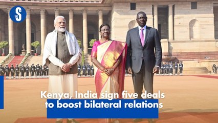 Kenya, India sign five deals to boost bilateral relations