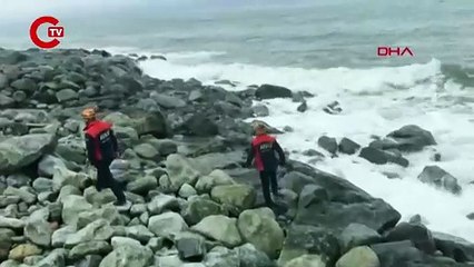 Fırtınada dalgalara kapılmıştı... Arama çalışmaları sürüyor