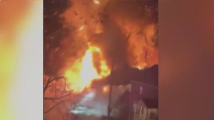 Watch: Virginia home explodes into fireball as SWAT team attempt to serve warrant