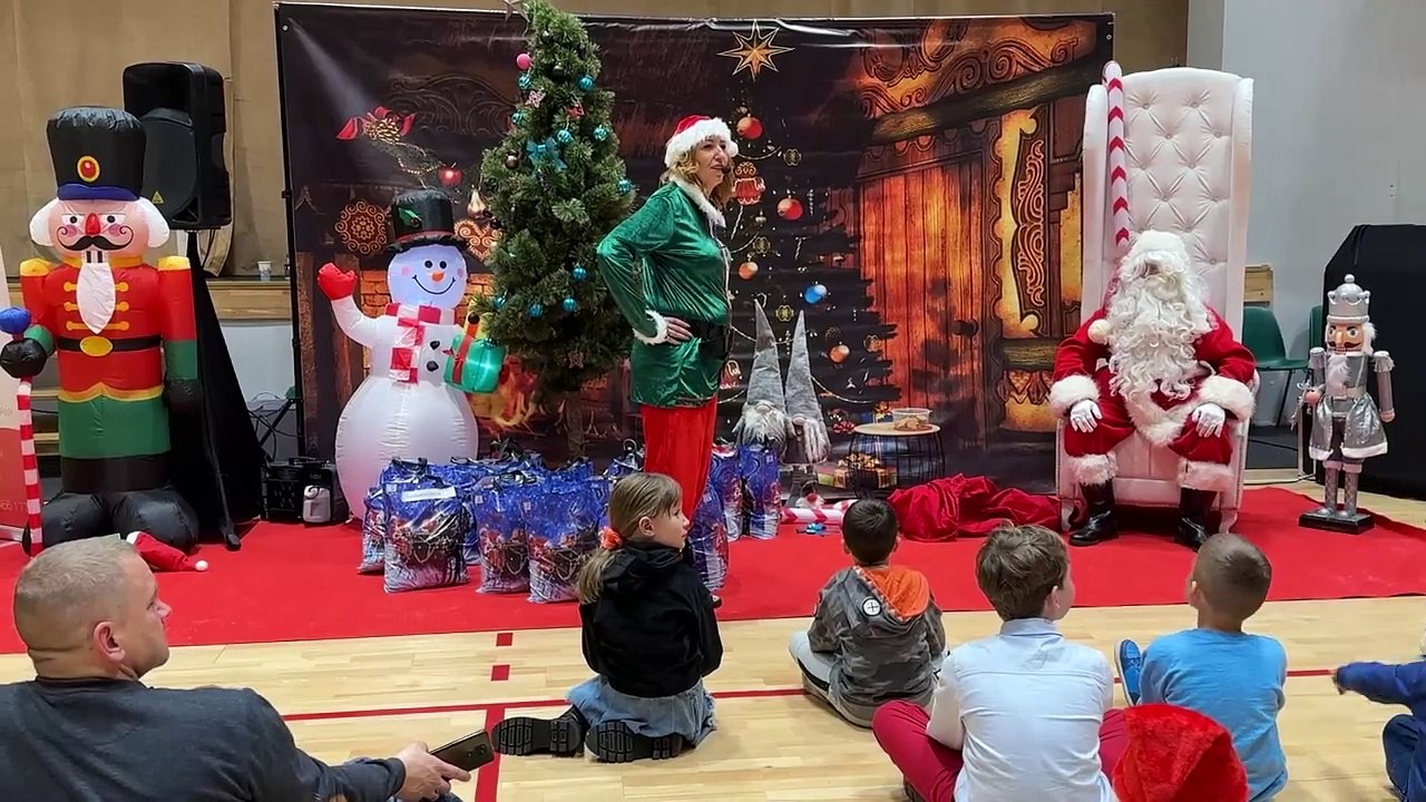 Spotkanie mikołajkowe dla dzieci OSiR we Włocławku