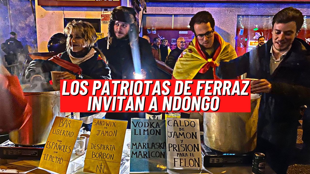 Una noche más de patriotas en Ferraz: banquete...