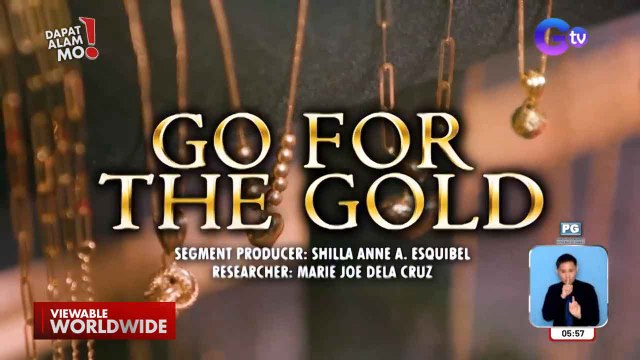 Mga gintong alahas, paano gawing good investment? | Dapat Alam Mo!