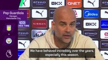 City have 'behaved incredibly' - Guardiola on FA misconduct charge