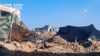 İzzeddin el-Kassam Tugayları böyle yayınladı: İşte İsrail askerlerinin kampları!