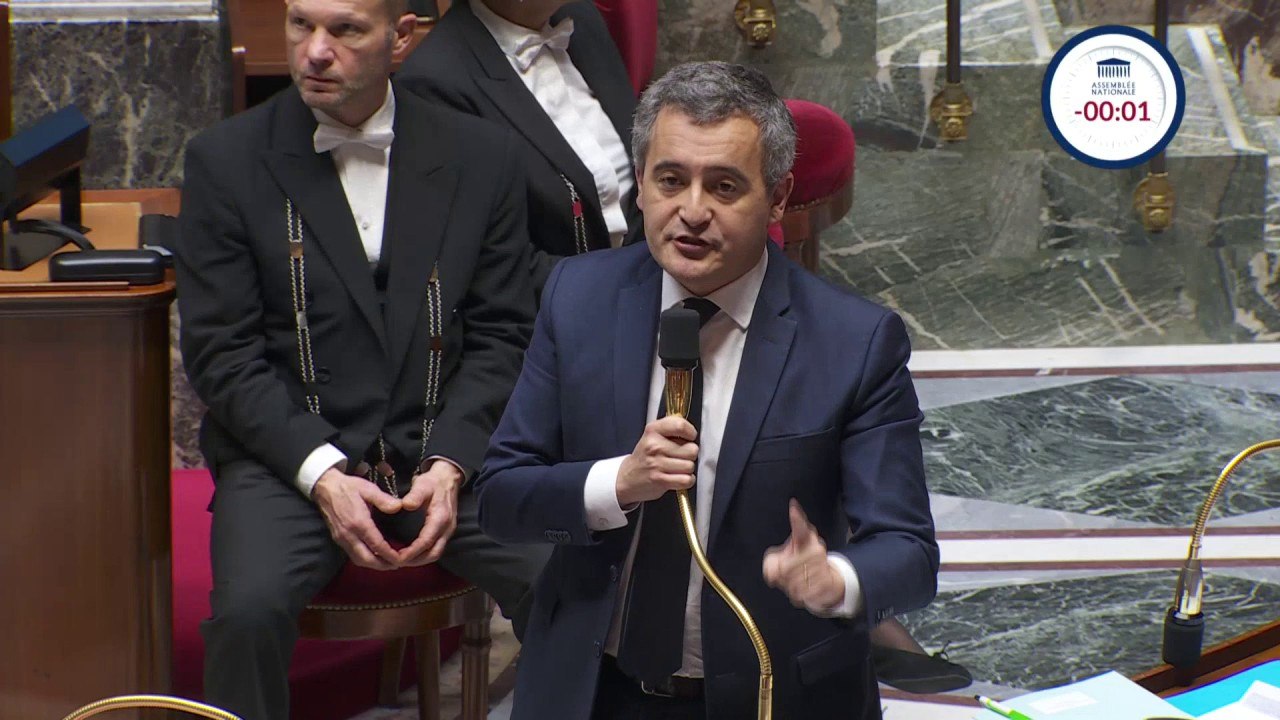 Gérald Darmanin: "J'appelle chacune et chacun ici à mesurer les propos publics que l'on peut tenir"