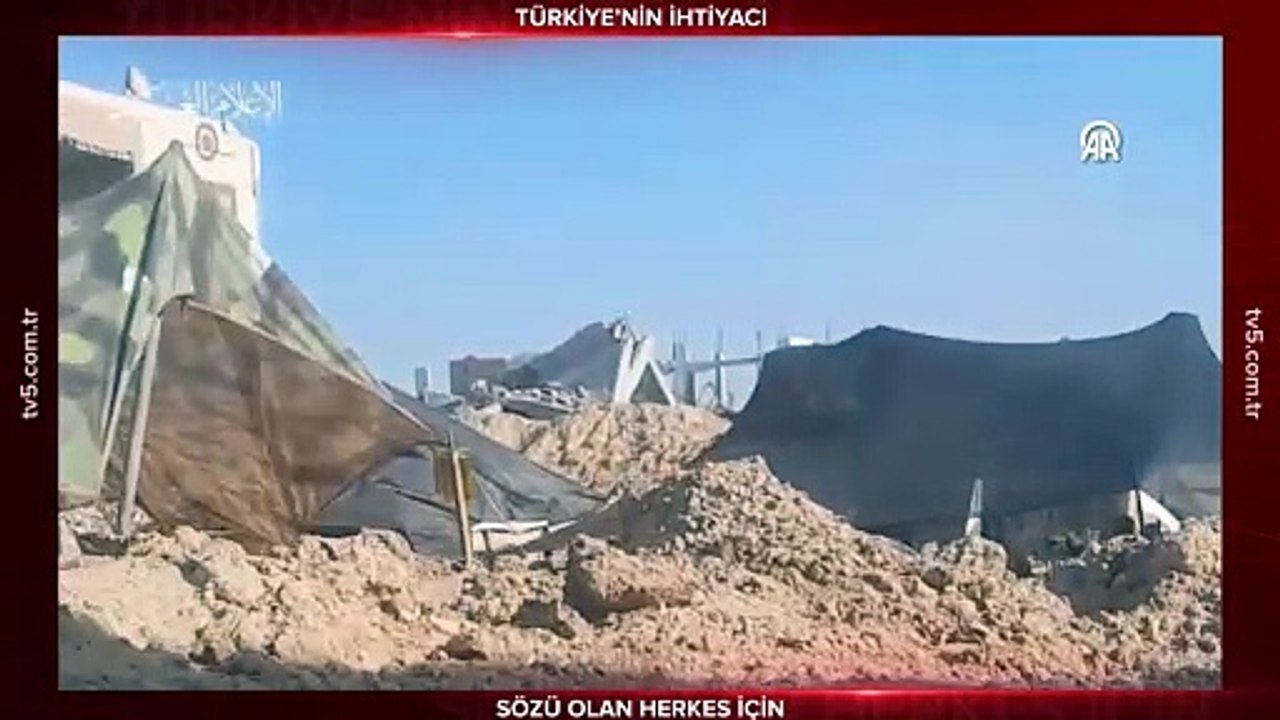 Kassam Tugayları İsrail askerlerinin kamplarını kaydettiği anları yayınladı