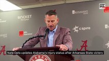 Nate Oats updates Alabama's injury status after Arkansas State victory