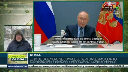 Pdte. Putin denuncia que instituciones de DD.HH. están controladas por Occidente