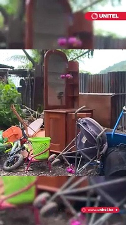 Al menos ocho viviendas de la comunidad Trapicheponte del municipio yungueño de Guanay fueron afectadas por la crecida del río Coroico tras las intensas lluvias que cayeron el fin de semana