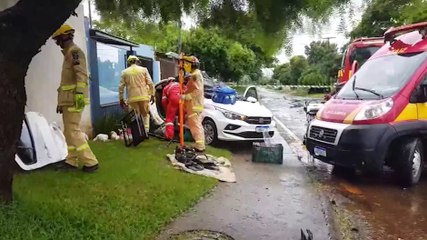 Grave acidente de trânsito é registrado no Bairro Canadá