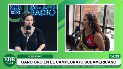 Ganó oro en el campeonato sudamericano