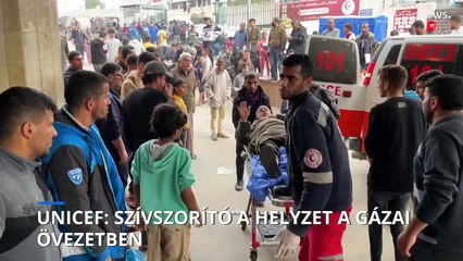 UNICEF: nem emberhez méltóak a körülmények az Izrael által kijelölt menedékhelyeken