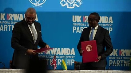 James Cleverly signs new asylum treaty with Rwanda