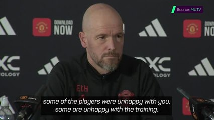 Descargar video: ‘Man United players back me!’ - Ten Hag's best bits