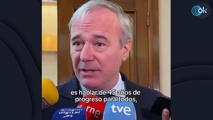 Azcón honra a Cisneros, el aragonés que defendió que «fuera de la Constitución sólo existe barbarie»